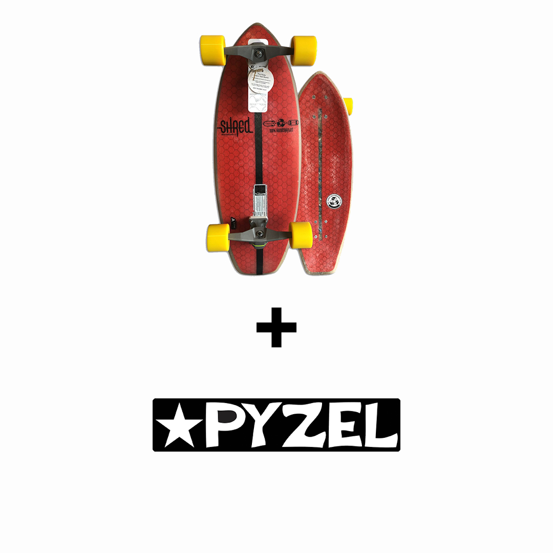 PYZEL + Shred skateboard The Electrical Ninja ( 30” )
